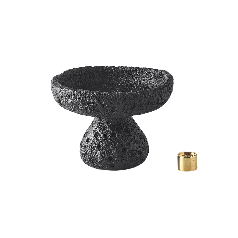 Pedestal Crater Incense Bowl